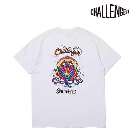 チャレンジャー CHALLENGER SUNRISES TEE WHITE