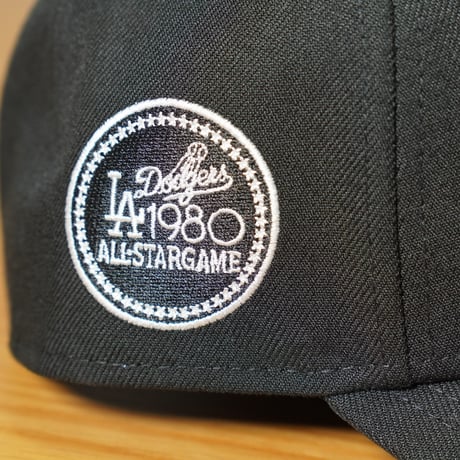 NEW ERA・ニューエラ 9FORTY A-Frame MLB Black & White モノトーン ロサンゼルス・ドジャース ブラック 14667884