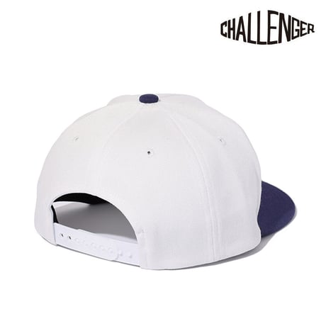 チャレンジャー CHALLENGER　TROOPS CAP WHITExPURPLE