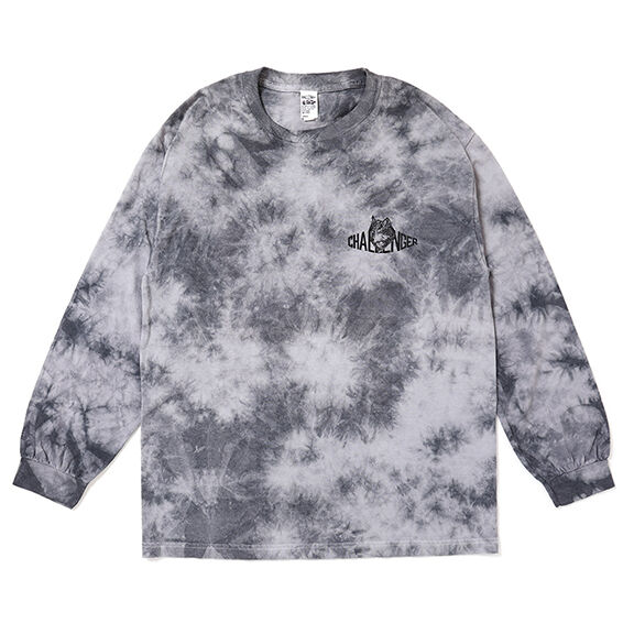 チャレンジャー CHALLENGER TIE DYE WOLF LOGO L/S TEE |