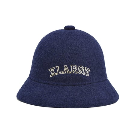 エクストララージ XLARGE x KANGOL BERMUDA HAT NAVY