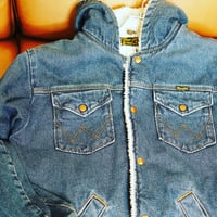 デニムボアフードコート　【Wrangler】 （USED）