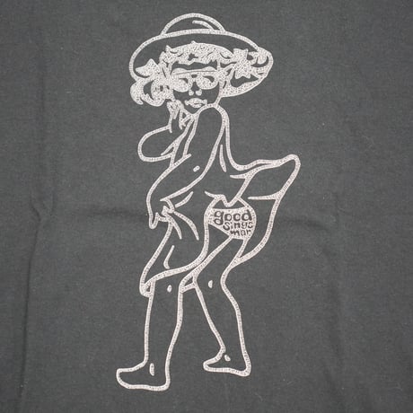 DE SINGSMAN　〈90’s USED加工〉　BEACHベイビィ Tee（ブラック）