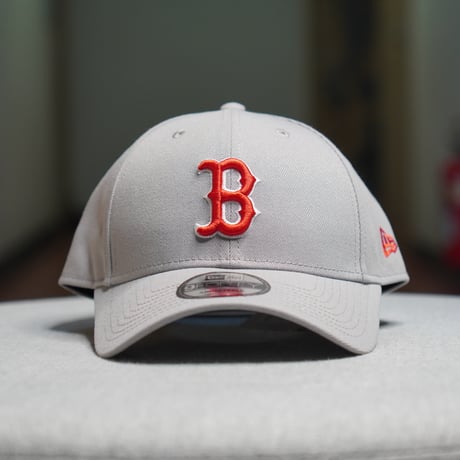 NEW ERA・ニューエラ　9FORTY MLB Woven Label ボストン・レッドソックス グレー