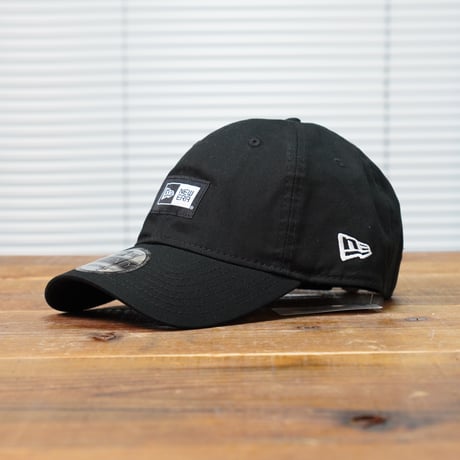 NEWERA・ニューエラ　9TWENTY Box Logo ボックスロゴ ウーブンパッチ ブラック