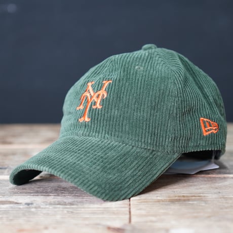NEW ERA・ニューエラ　9TWENTY Corduroy コーデュロイ ニューヨーク・メッツ グリーン 14668030