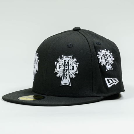NEWERA・ニューエラ　  59FIFTY DOG TOWN ドッグタウン オールオーバー（ブラック）