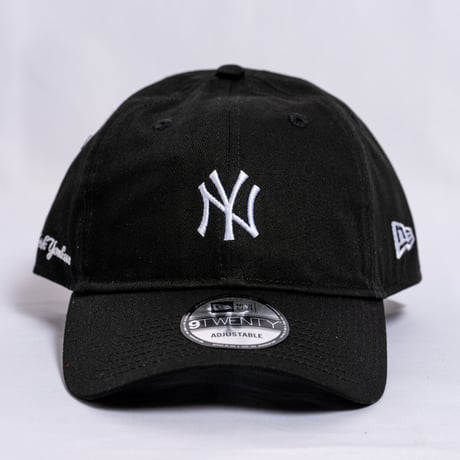 NEW ERA・ニューエラ　 9TWENTY MLB Side Logo ニューヨーク・ヤンキース ミニロゴ（ブラック）