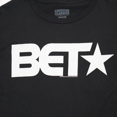 AMERICAN CLASSICS・アメリカンクラシックス　「BET」Tシャツ（BLACK・Mサイズ）