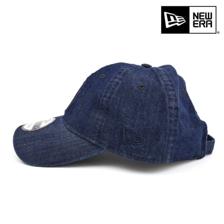 NEW ERA・ニューエラ　 9TWENTY クロスストラップ ウォッシュドコットン ニューヨークヤンキース インディゴデニム ネイビー