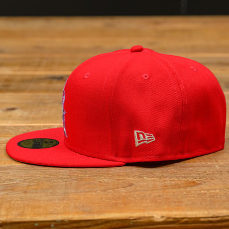 NEWERA・ニューエラ　  59FIFTY Tetsuya Nakamura NANZUKA GALLERY ロサンゼルス・エンゼルス スカーレット