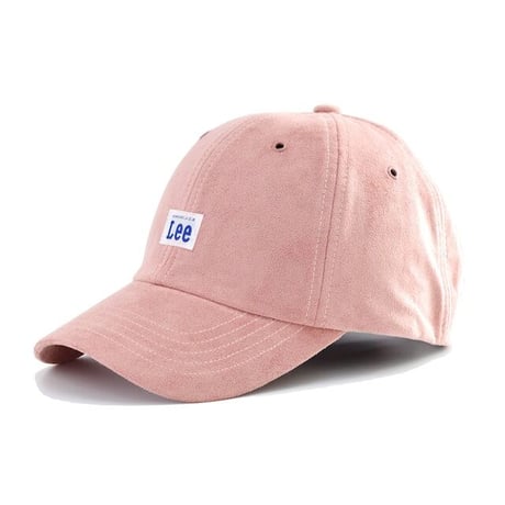 LEE CAP　LE LOW CAP FAKE SUEDE PINK