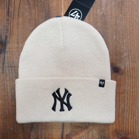 47BRAND フォーティセブン ニットキャップ ヤンキース ’47 カフニット ニット帽 ユニセックス B-HYMKR17ACE　HAYMAKER KUFF KNIT