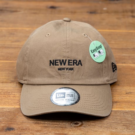 NEWERA・ニューエラ　カジュアルクラシック NEW ERA NEW YORK（カーキ）