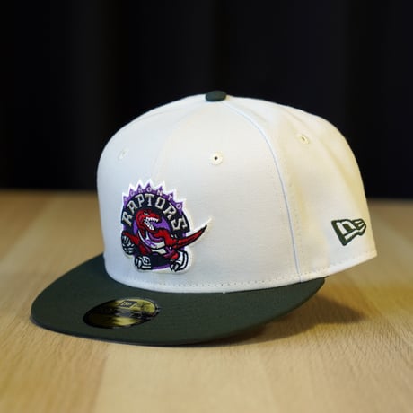 NEW ERA・ニューエラ 59FIFTY NBA Hardwood Classics トロント・ラプターズ サンディーリネン/ダークシーウィード