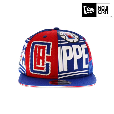 NEW ERA・ニューエラ　9FIFTY OF LOSCLI JERSE OSFA SCA BLU　NBA　CLIPPERS・クリッパーズ