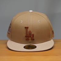 NEW ERA・ニューエラ 59FIFTY MLB Camouflage Color ロサンゼルス・ドジャース Color Variation カーキ/キャメル/ストーン