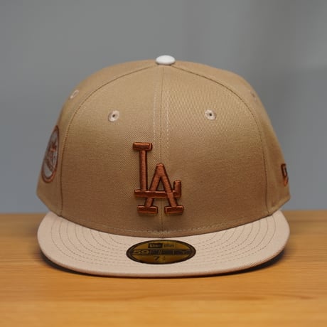NEW ERA・ニューエラ 59FIFTY MLB Camouflage Color ロサンゼルス・ドジャース Color Variation カーキ/キャメル/ストーン