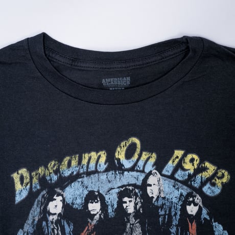 AMERICAN CLASSICS・アメリカンクラシックス　「AERO SMITH」Tシャツ（SMOKE・Mサイズ）