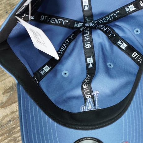 NEW ERA・ニューエラ　9TWENTY Nuance Color ロサンゼルス・ドジャース フェーデッドブルー スウェードバイザー  14668002