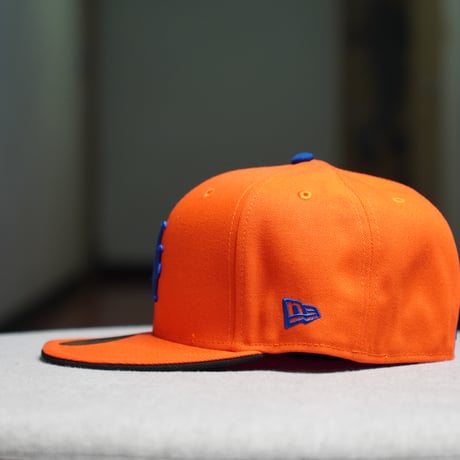 NEW ERA・ニューエラ　59FIFTY MLB Upside Down ニューヨーク・メッツ オレンジ