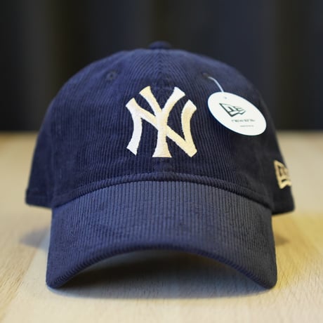 NEW ERA・ニューエラ 9TWENTY Corduroy コーデュロイ ニューヨーク・ヤンキース ネイビー