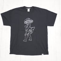 DE SINGSMAN　〈90’s USED加工〉　BEACHベイビィ Tee（ブラック）