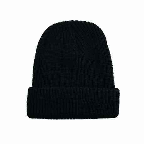 エクストララージ XLARGE WORK LOGO PATCHED CUFF BEANIE BLACK