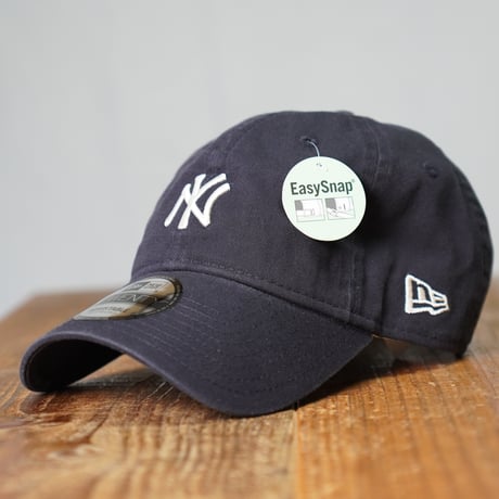 NEW ERA・ニューエラ　9TWENTY Khaki Sweat Band ニューヨーク・ヤンキース ネイビー カーキスウェットバンド