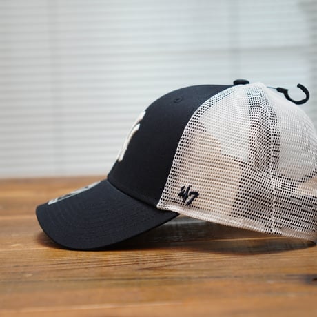 ニューヨーク・ヤンキース BRANSON '47 MVP [フォーティーセブン] Navy × White Mesh ハードメッシュ