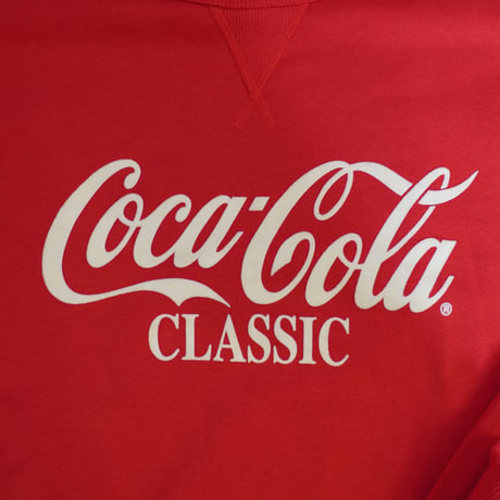 Coca-Cola classic　フロントロゴスウェット　【GU】 （USED） ・Mサイズ