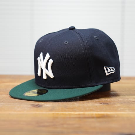 NEWERA・ニューエラ　59FIFTY Powered by GORO NAKATSUGAWA（min-nano）ニューヨーク・ヤンキース ネイビー ダークグリーンバイザー
