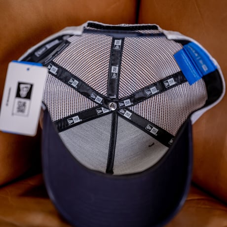 NEW ERA・ニューエラ　9FORTY A-Frame トラッカー UCLA CPSロゴ（ネイビー/ホワイト）