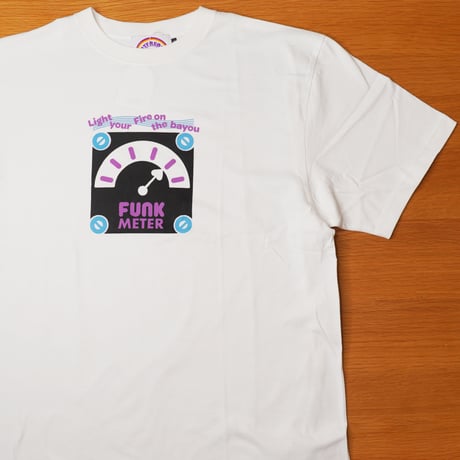 STEREO8 Funk Meter Tee: White プリント Tシャツ ホワイト XL