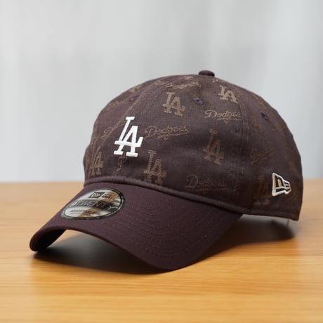 NEW ERA・ニューエラ 9TWENTY MLB Jacquard ロサンゼルス・ドジャース ブラウン