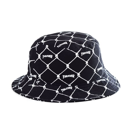 NEW ERA・ニューエラ　BUCKET01　THRASHER・スラッシャー　FENCE PRINT