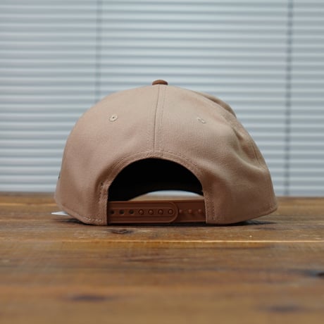NEWERA・ニューエラ　9FORTY A-Frame Iced Latte ニューヨーク・ヤンキース キャメル トーステッドピーナッツバイザー
