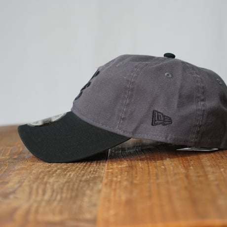 NEW ERA・ニューエラ　9TWENTY Washed Duck ダークグラファイト ブラックバイザー
