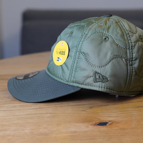 NEWERA・ニューエラ Youth 9TWENTY Powered by GORO NAKATSUGAWA（min-nano）キルティング エバーグリーン/カーキ 14346891