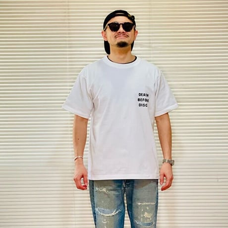 DE SINGSMAN　Death Before Disco Tee（ホワイト）
