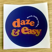 daze & eazy ステッカー　直径5cm*1枚（送料込）like a NBA, NEW YORK KNICKS カラー　※マット仕上げ