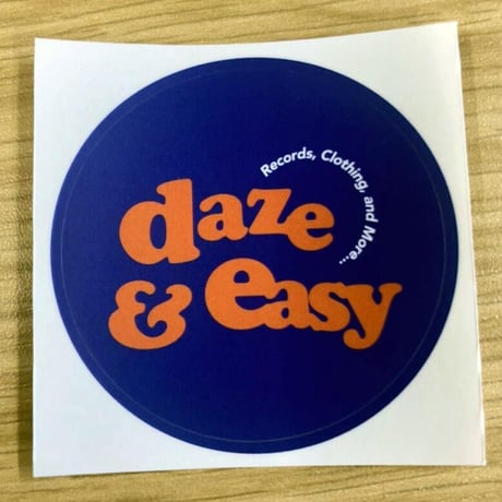 daze & eazy ステッカー　直径5cm*1枚（送料込）like a NBA, NEW YORK KNICKS カラー　※マット仕上げ