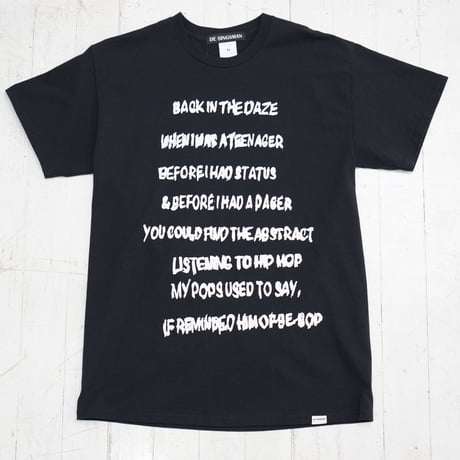 DE SINGSMAN　〈90’s USED加工〉　ATCQ Excrusions 1991 Tee（ブラック）