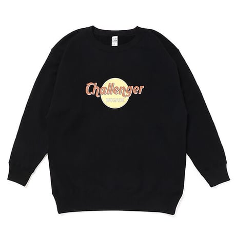 チャレンジャー CHALLENGER　MUD LOGO C/N SWEAT（BLACK）