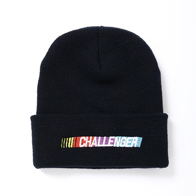 チャレンジャー CHALLENGER NATIONAL RACING KNIT CAP(BLA チャレンジャー CHALLENGER NATIONAL RACING KNIT CAP(BLA
