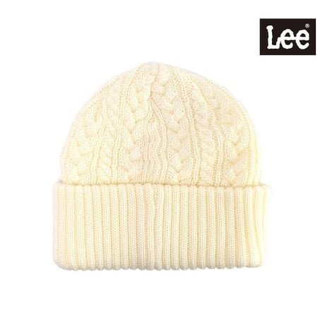 Lee CABLE WATCH CAP ACRYLIC WHITE
