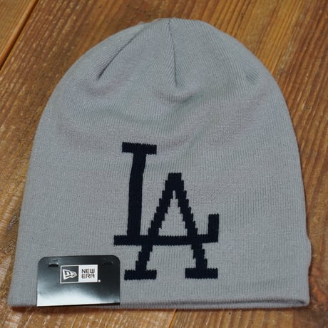 NEWERA・ニューエラ ベーシック ビーニー Cooperstown クーパーズタウン ロサンゼルス・ドジャース ライトグレー 14312241