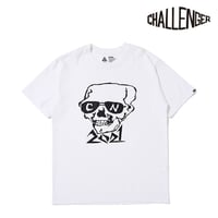 【NIGHBORHOODコラボ】ネイバーフッド チャレンジャー 2021 SKULL TEE WHITE