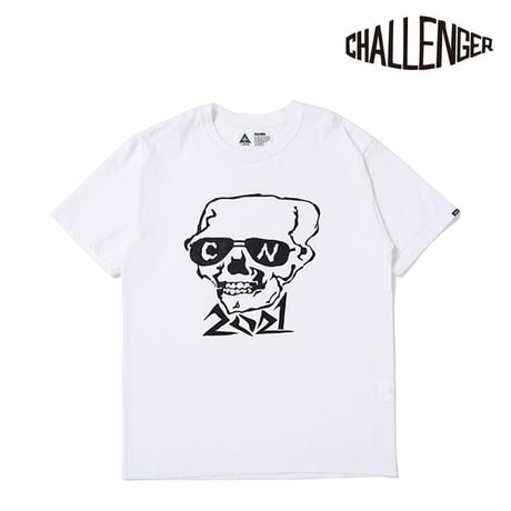 【NIGHBORHOODコラボ】ネイバーフッド チャレンジャー 2021 SKULL TEE WHITE