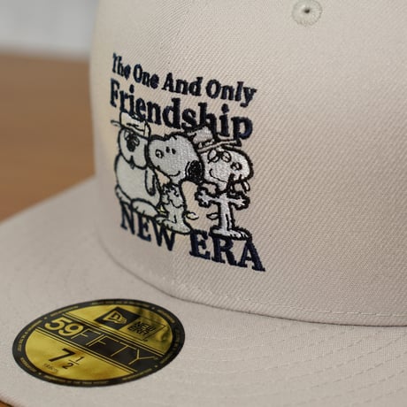 NEWERA・ニューエラ 59FIFTY PEANUTS ピーナッツ FRIENDSHIP ストーン 14682621